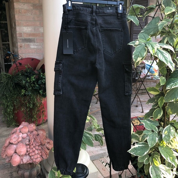 🪨American Bazi Black Denim Jogger - Picture 4 of 11
